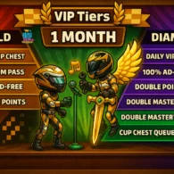 اشتراک وی آی پی مسابقه تپه نوردی 2 - vip tiers