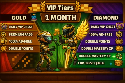 اشتراک وی آی پی مسابقه تپه نوردی 2 - vip tiers