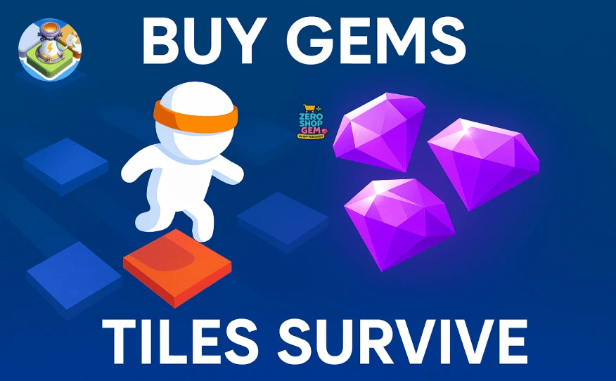 جم و آیتم بازی Tiles Survive | سریع، ارزان و تحویل آنی 1 جم و آیتم بازی Tiles Survive