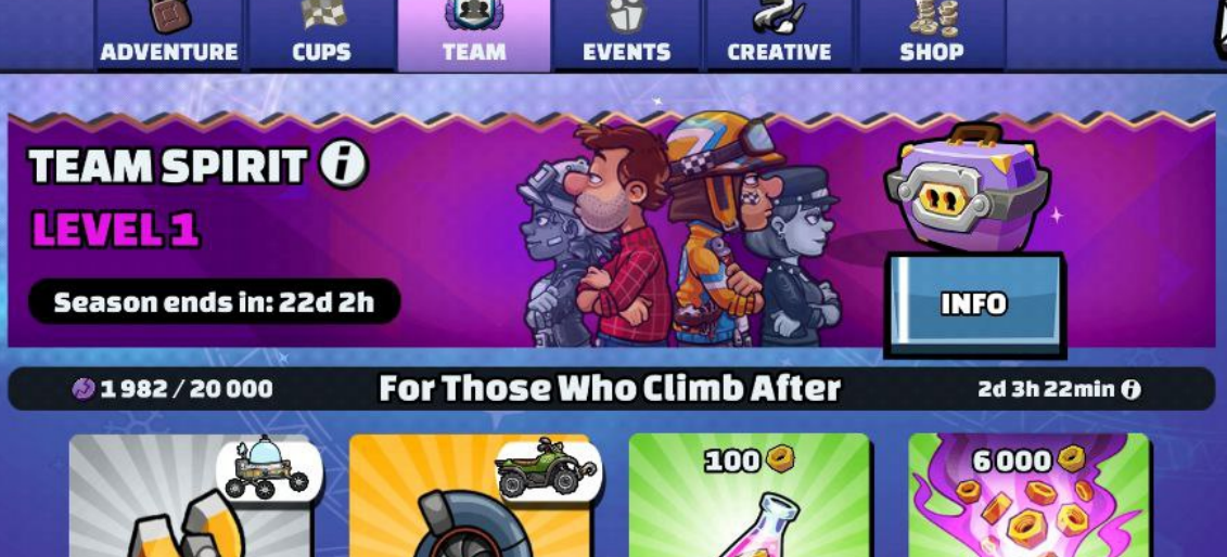 team spirit chest بازی Hill Climb Racing 2 1 team spirit chest بازی Hill Climb Racing 2