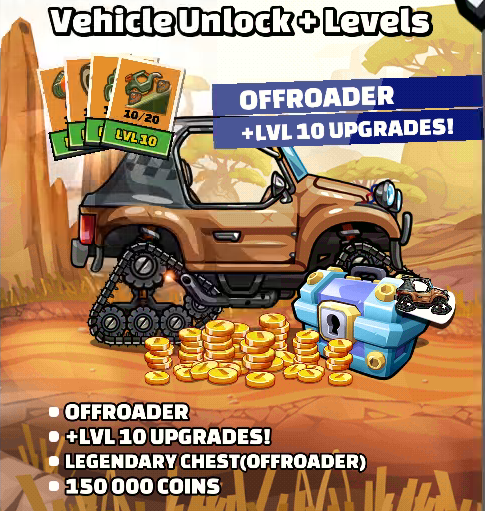 آفر ویژه بازی Hill Climb Racing 2 1 آفر ویژه بازی Hill Climb Racing 2