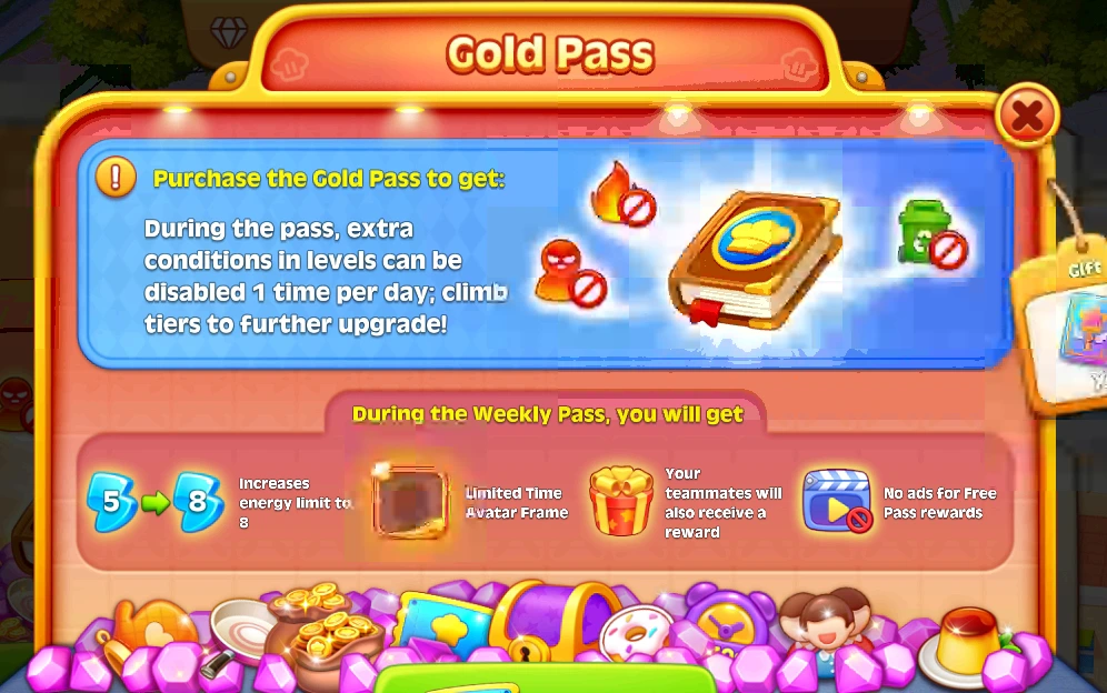 gold pass بازی کوکینگ مدنس | Cooking Madness 1 gold pass بازی کوکینگ مدنس | Cooking Madness